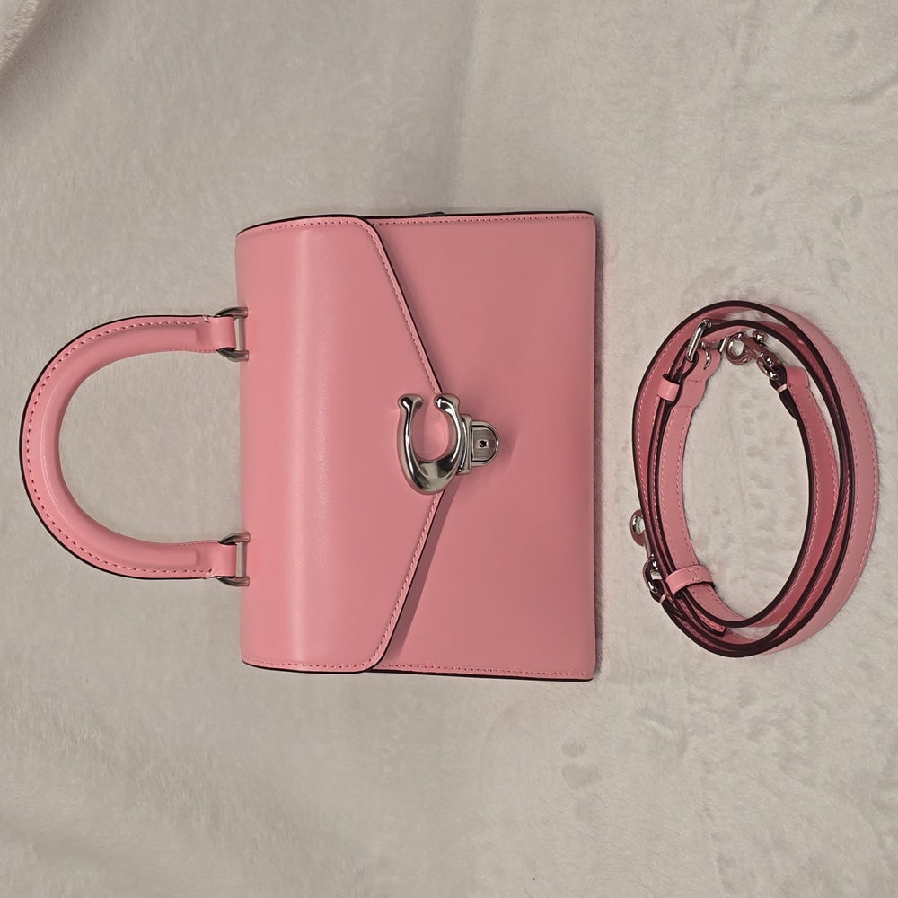 Coach Pink Sammy Top Handle Bag (minor flaw)